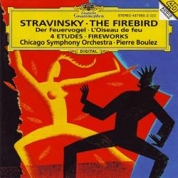 STRAWINSKY The Firebird · 4 Etudes · Fireworks Фирменный CD 