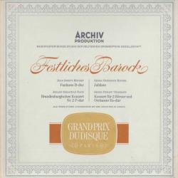 Bach / Mouret / Händel / Telemann Festliches Barock Виниловая пластинка Bach / Mouret / Händel / Telemann Festliches Barock Виниловая пластинка