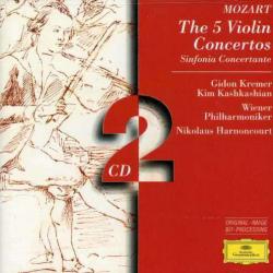 Mozart, Gidon Kremer, Kim Kashkashian The 5 Violin Concertos • Sinfonia Concertante Фирменный CD Mozart, Gidon Kremer, Kim Kashkashian The 5 Violin Concertos • Sinfonia Concertante Фирменный CD