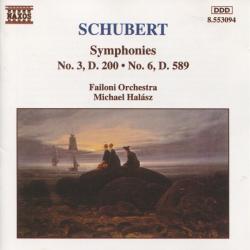 SCHUBERT Symphonies No. 3, D. 200 • No. 6, D. 589 Фирменный CD 