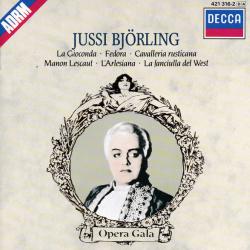 JUSSI BJORLING Arias From Cavalleria Rusticana - La Gioconda - Manon Lescaut - Un Ballo In Maschera - Fedora - La Fanciulla Del West - L'Arlesiana - Requiem - Das Land Des Lächelns Фирменный CD 