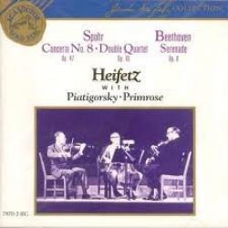 Heifetz, Piatigorsky, Primrose, Spohr, Beethoven Concerto No.8, Double Quartet Op.65, Serenade Op.8 Фирменный CD Heifetz, Piatigorsky, Primrose, Spohr, Beethoven Concerto No.8, Double Quartet Op.65, Serenade Op.8 Фирменный CD