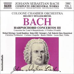 BACH Harpsichord Concertos III (Concertos For 2 And 4 Harpsichords / 4 Violins [Vivaldi]) Фирменный CD 