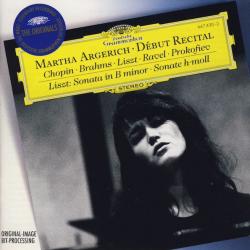 Martha Argerich, Chopin, Brahms, Liszt, Ravel, Prokofiev Début Recital / Liszt: Sonata In B Minor = Sonate H-Moll Фирменный CD 