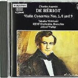 DE BERIOT Violin Concertos Nos. 1, 8 And 9 Фирменный CD 