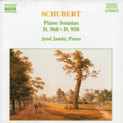 Schubert, Jenö Jandó Piano Sonatas D. 960 ▪ D. 958 Фирменный CD 