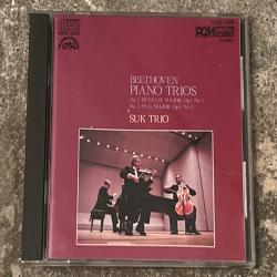 BEETHOVEN Piano Trios (No. 1 In E-Flat Major, Op. 1 No. 1 / No. 2 In G Major, Op. 1 No. 2) Фирменный CD 
