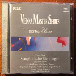 LISZT Symphonische Dichtungen, Les Préludes, Orpheus, Tasso, Ungarische Rhapsodie Nr.5 Фирменный CD 