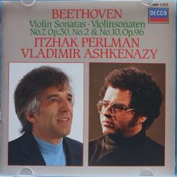 Beethoven, Itzhak Perlman, Vladimir Ashkenazy Violin Sonatas - Violinsonaten No. 7, Op.30 No.2 & No. 10, Op.96 Фирменный CD 
