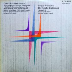 SCHOSTAKOWITSCH   PROKOFJEW Konzert Für Klavier, Trompete Und Streichorchester Op. 35 / Skythische Suite Op. 20 (Ala Und Lolli) Виниловая пластинка 