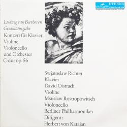 BEETHOVEN Konzert Für Klavier, Violine, Violoncello Und Orchester C-dur Op.56 Виниловая пластинка 