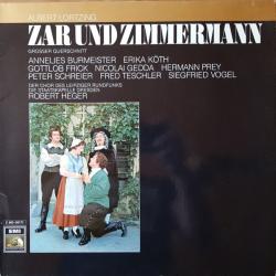LORTZING Zar Und Zimmermann (Grosser Querschnitt) Виниловая пластинка 