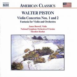 Walter Piston Violin Concertos Nos. 1 And 2 • Fantasia For Violin And Orchestra Фирменный CD 