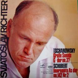 RICHTER   TCHAIKOVSKY   SCHUBERT Grosse Sonate G Major, Op. 37 - Impromptu Op. 142 Nr. 2 Виниловая пластинка 