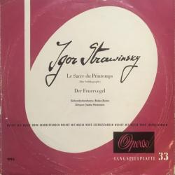STRAWINSKY Le Sacre Du Printemps (Das Frühlingsopfer) - Der Feuervogel Виниловая пластинка 
