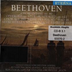 BEETHOVEN Chorfantasie, Opferlied, Bundeslied, "Die Weihe Des Hauses", Meeresstille Und Glückliche Fahrt Фирменный CD 