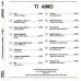 VARIOUS Ti Amo (16 Schmusehits Aus Italien) Фирменный CD 
