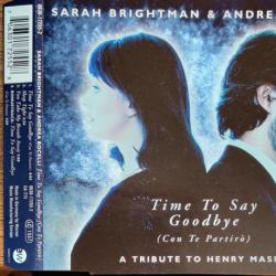 Sarah Brightman & Andrea Bocelli Time To Say Goodbye (Con Te Partirò) Фирменный CD 