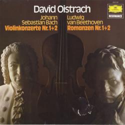 DAVID OISTRAKH Johann Sebastian Bach / Ludwig Van Beethoven – Violinkonzerte Nr. 1+2 / Romanzen Nr. 1+2 Виниловая пластинка 