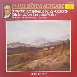 HAYDN / KARL BOHM Symphonie Nr. 92 "Oxford" / Sinfonia Concertante B-Dur Виниловая пластинка 