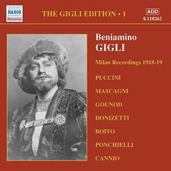 BENIAMINO GIGLI Milan Recordings 1918 - 1919 Фирменный CD 