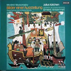 MUSSORGSKY Bilder einer Ausstellung - Klavierfassung und Orchesterfassung Виниловая пластинка 