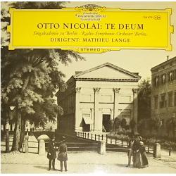 OTTO NICOLAI TE DEUM Виниловая пластинка 