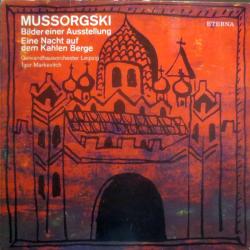MUSSORGSKI Bilder Einer Ausstellung / Eine Nacht Auf Dem Kahlen Berge Виниловая пластинка 