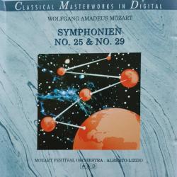 MOZART Symphonien No. 25 & No. 29 Фирменный CD 