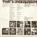 VARIOUS That's Underground (The Rock Machine Turns You On) Виниловая пластинка VARIOUS That's Underground (The Rock Machine Turns You On) Виниловая пластинка