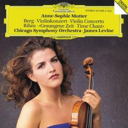 ALBAN BERG, RIHM, Anne-Sophie Mutter Violinkonzert = Violin Concerto / »Gesungene Zeit = Time Chant« Фирменный CD ALBAN BERG, RIHM, Anne-Sophie Mutter Violinkonzert = Violin Concerto / »Gesungene Zeit = Time Chant« Фирменный CD