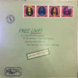 FREE FREE LIVE! Виниловая пластинка 