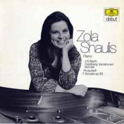 ZOLA SHAULIS BACH GOLDBERG-VARIATIONEN  PROKOFIEFF 7. SONATE Виниловая пластинка 
