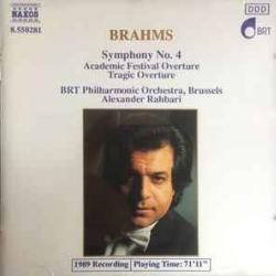 BRAHMS Symphony No. 4 / Academic Festival Overture / Tragic Overture Фирменный CD BRAHMS Symphony No. 4 / Academic Festival Overture / Tragic Overture Фирменный CD