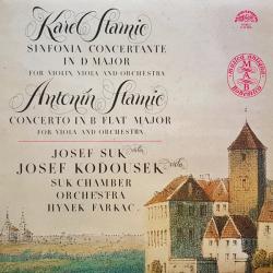 KAREL STAMIC   ANTONIN STAMIC Sinfonia Concertante in D Major For Violin And Orchestra / Concerto In B Flat Major For Viola And Orchestra Виниловая пластинка 