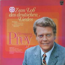 HERMANN PREY Zum Lob Des Deutschen Liedes Виниловая пластинка 