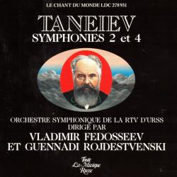 Taneiev Symphonies 2 & 4 Фирменный CD 