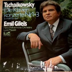 TSCHAIKOWSKY   EMIL GILELS Die Klavierkonzerte Nr.1+3 Виниловая пластинка 