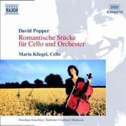 David Popper, Maria Kliegel Romantische Stücke Für Cello Und Orchester Фирменный CD David Popper, Maria Kliegel Romantische Stücke Für Cello Und Orchester Фирменный CD