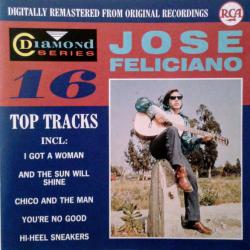 JOSE FELICIANO 16 Top Tracks Фирменный CD JOSE FELICIANO 16 Top Tracks Фирменный CD