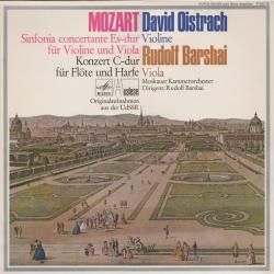 Mozart, David Oistrach Sinfonia Concertante Es-Dur Für Violine Und Viola, Konzert C-Dur Für Flöte Und Harfe Виниловая пластинка Mozart, David Oistrach Sinfonia Concertante Es-Dur Für Violine Und Viola, Konzert C-Dur Für Flöte Und Harfe Виниловая пластинка