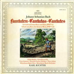 BACH Kantaten: Ich Hab In Gottes Herz Und Sinn, BWV 92 • Erhalt Uns, Herr, Bei Deinem Wort, BWV 126 Виниловая пластинка BACH Kantaten: Ich Hab In Gottes Herz Und Sinn, BWV 92 • Erhalt Uns, Herr, Bei Deinem Wort, BWV 126 Виниловая пластинка