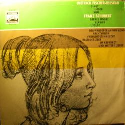 SCHUBERT Dietrich Fischer-Dieskau Singt Lieder Von Franz Schubert - 1. Folge Виниловая пластинка 