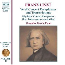 LISZT Verdi Concert Paraphrases And Transcriptions Фирменный CD 
