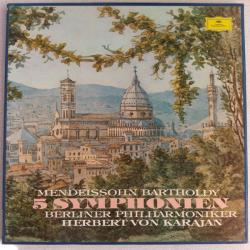 MENDELSSOHN 5 Symphonien LP-BOX 