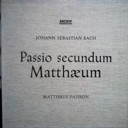 BACH Passio Secundum Matthæum (Matthäus-Passion) LP-BOX 
