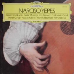 NARCISO YEPES Gitarrenmusik Von Leo Brouwer, Ferdinando Carulli, Michel Conge, August Kühnel, Thomas Robinson, Fernando Sor Виниловая пластинка 