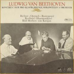 BEETHOVEN Koncert C Dur Pro Klavír, Housle, Violoncello A Orchestr Виниловая пластинка 
