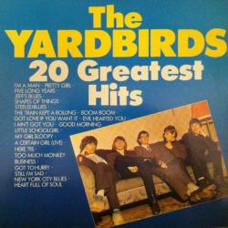 YARDBIRDS 20 GREATEST HITS OF THE YARDBIRDS Виниловая пластинка 