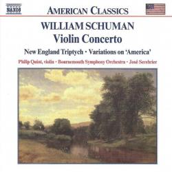 William Schuman Violin Concerto • New England Triptych • Variations On 'America' Фирменный CD 